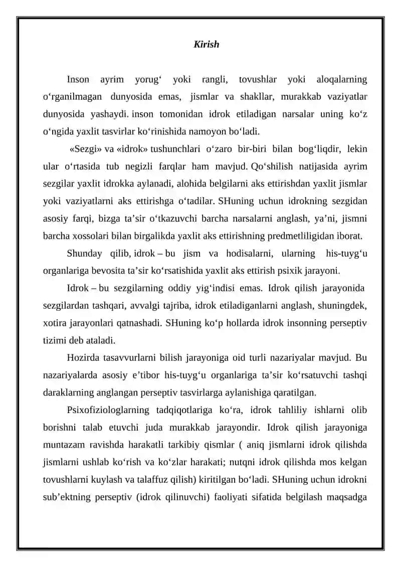 Badiiy asarlarning dunyoni estetik idrok etishda ahamiyati 2