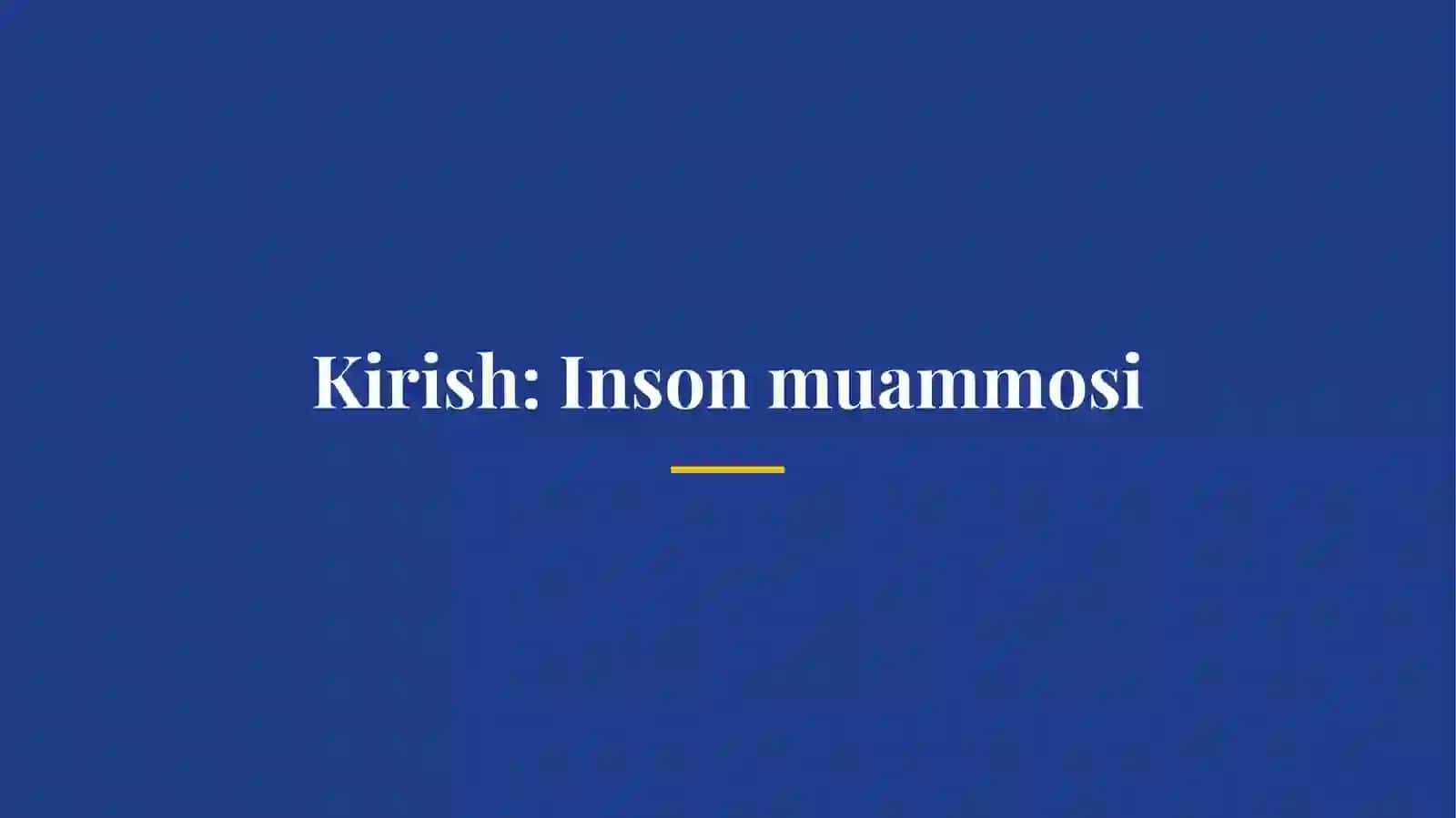 Insonni tushunishga dualizm va monizm yondashuvlari 2
