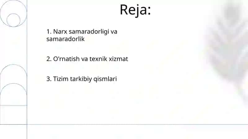 Elektr energiyadan foydalangan holda isitish tizimlari 2
