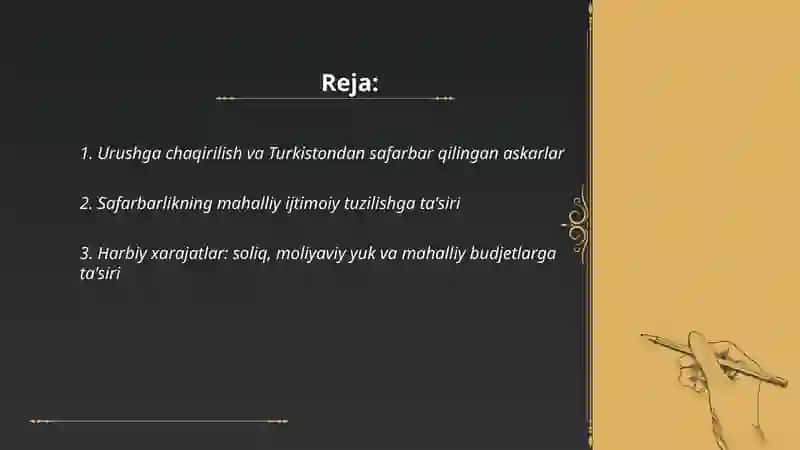 Turkiston XX -asr boshlarida 1900-1917 yillar 2