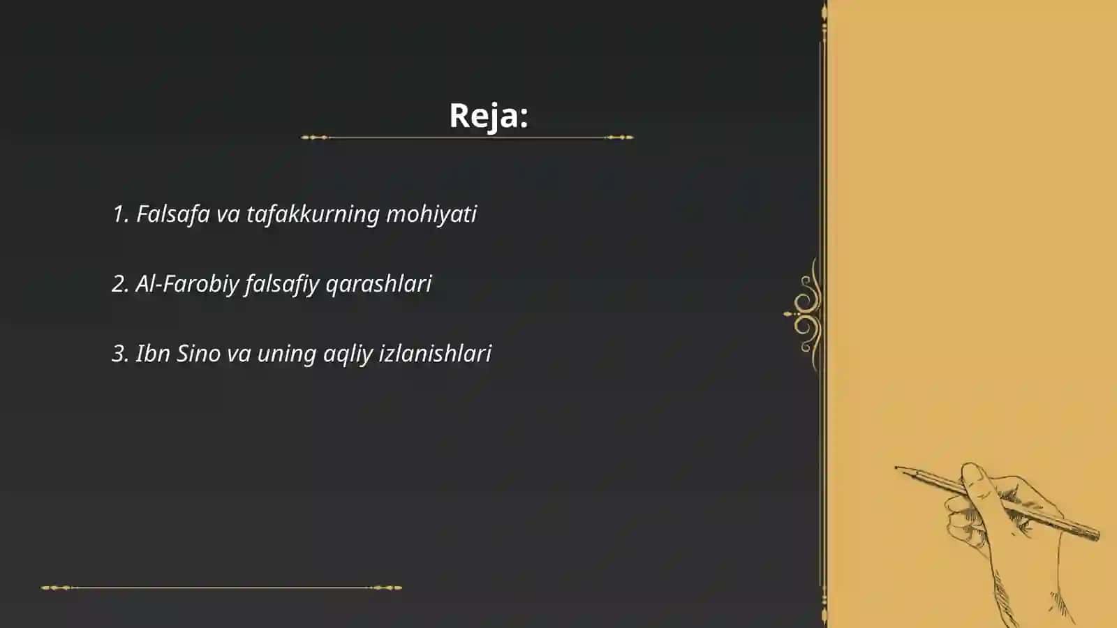 Falsafaning mohiyatiga oid Sharq mutafakkirlari qarashlarini o'rganish 2