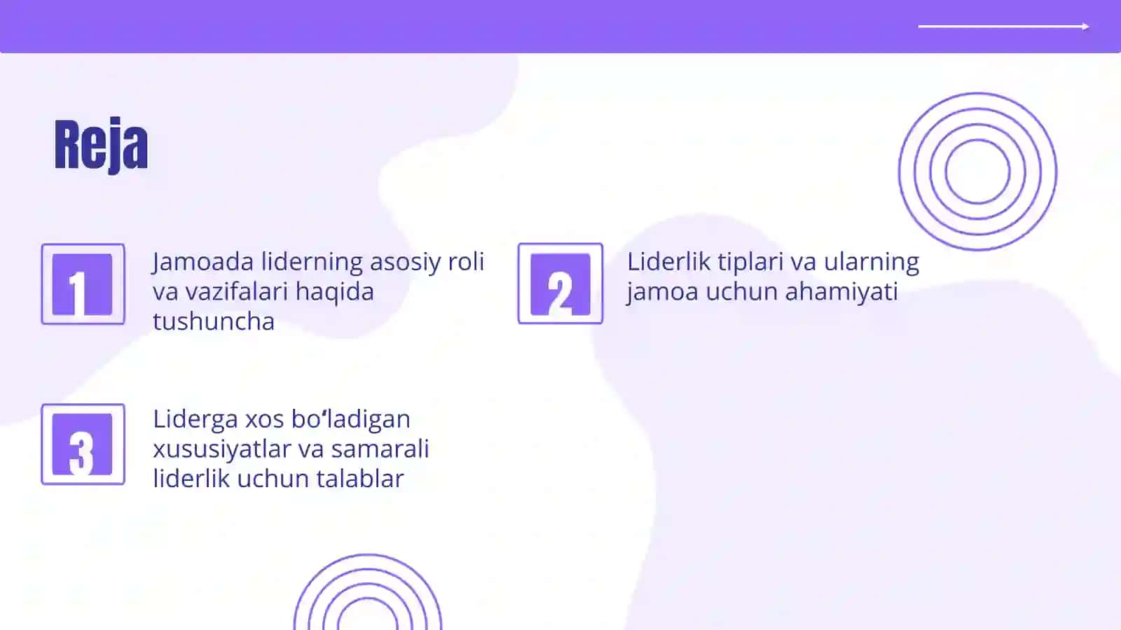 Jamoada liderning roli 2