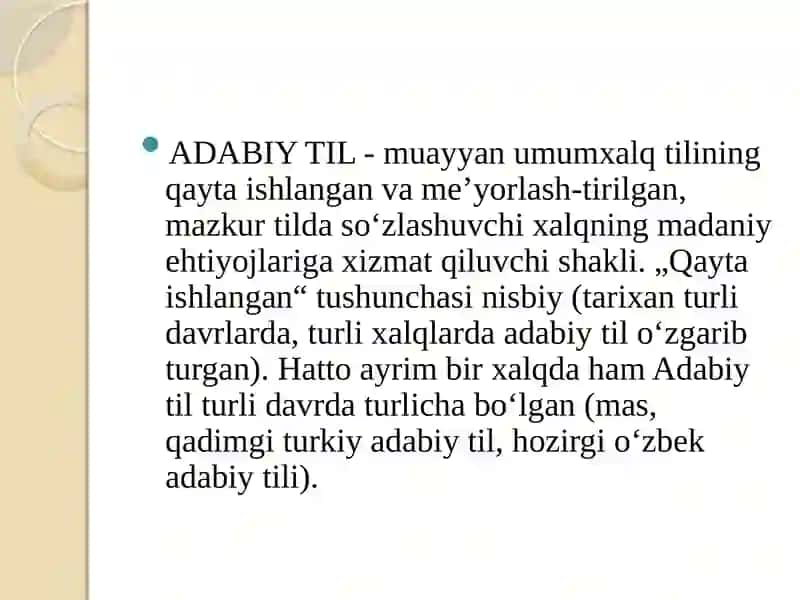 O‘zbektilidaog‘zakivayozmaadabiynutqme’yorlari 2