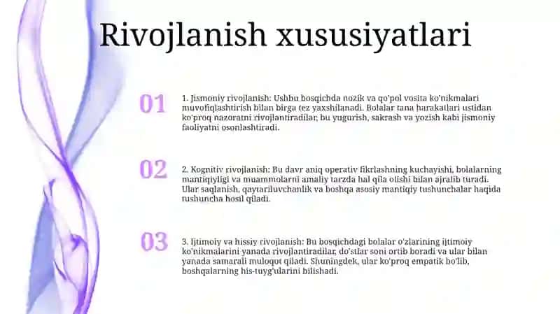 Kichik Maktab Yoshida Bola Shaxsining Rivojlanish Xususiyatlari 2