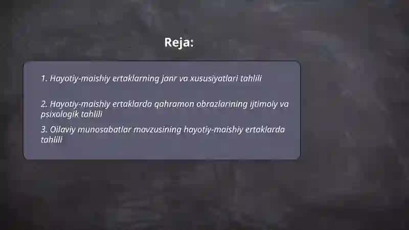 Hayotiy-maishiy ertaklar tahlili 2