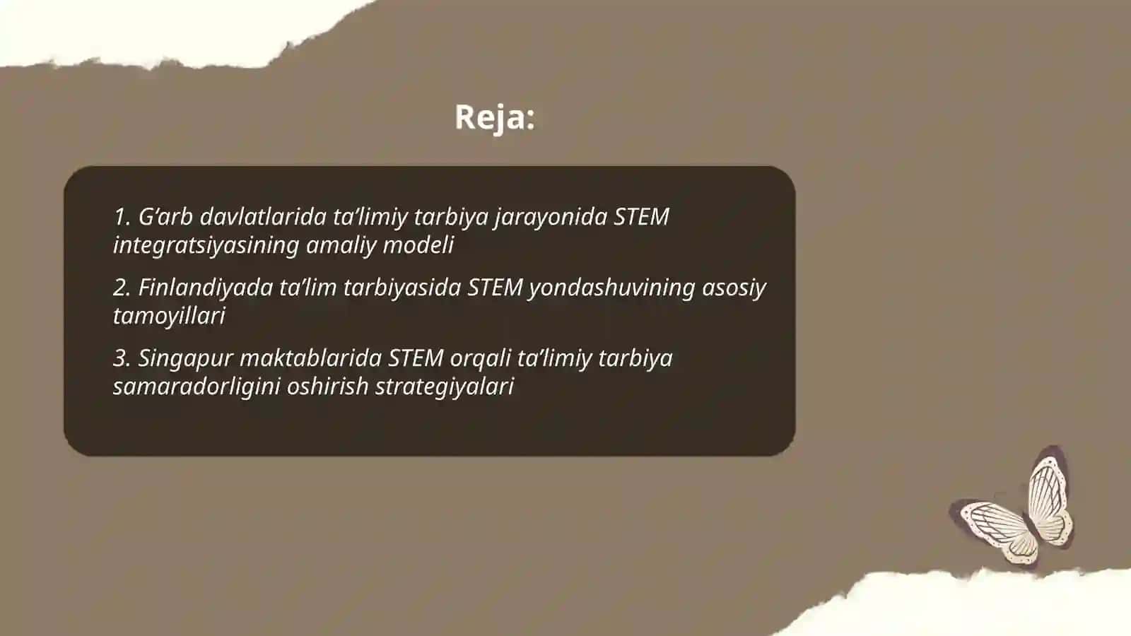 Xorijiy davlatlarda ta‘limiy tarbiya jarayonida STEM’dan foydalanish 2