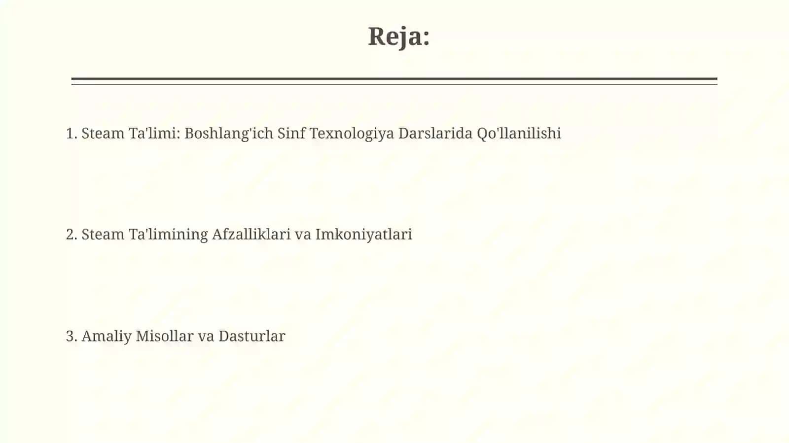 Steam Ta'limi: Boshlang'ich Sinf Texnologiya Darslarida Qo'llanilishi 2