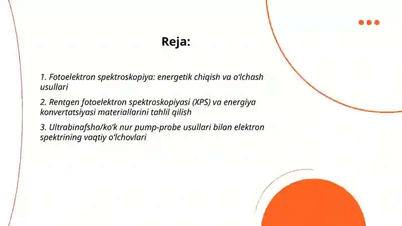 Rentgen fotoelektron spektroskopiyasi (XPS) 2