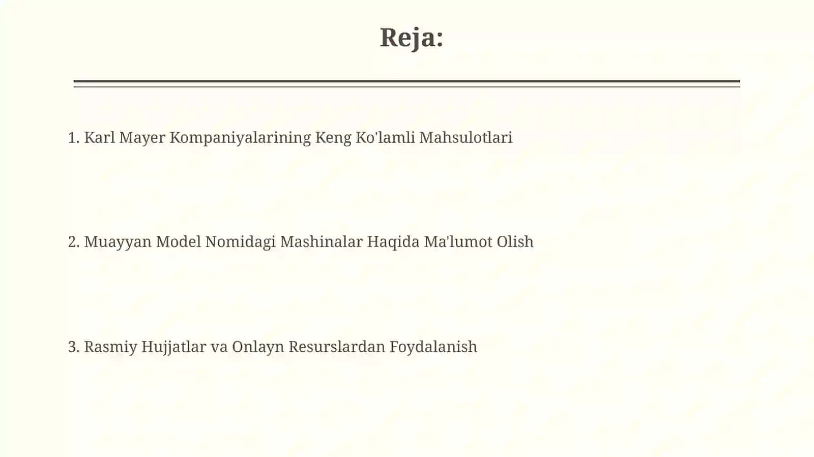 Karl Mayer mashinasi haqida to’liq ma’lumot 2