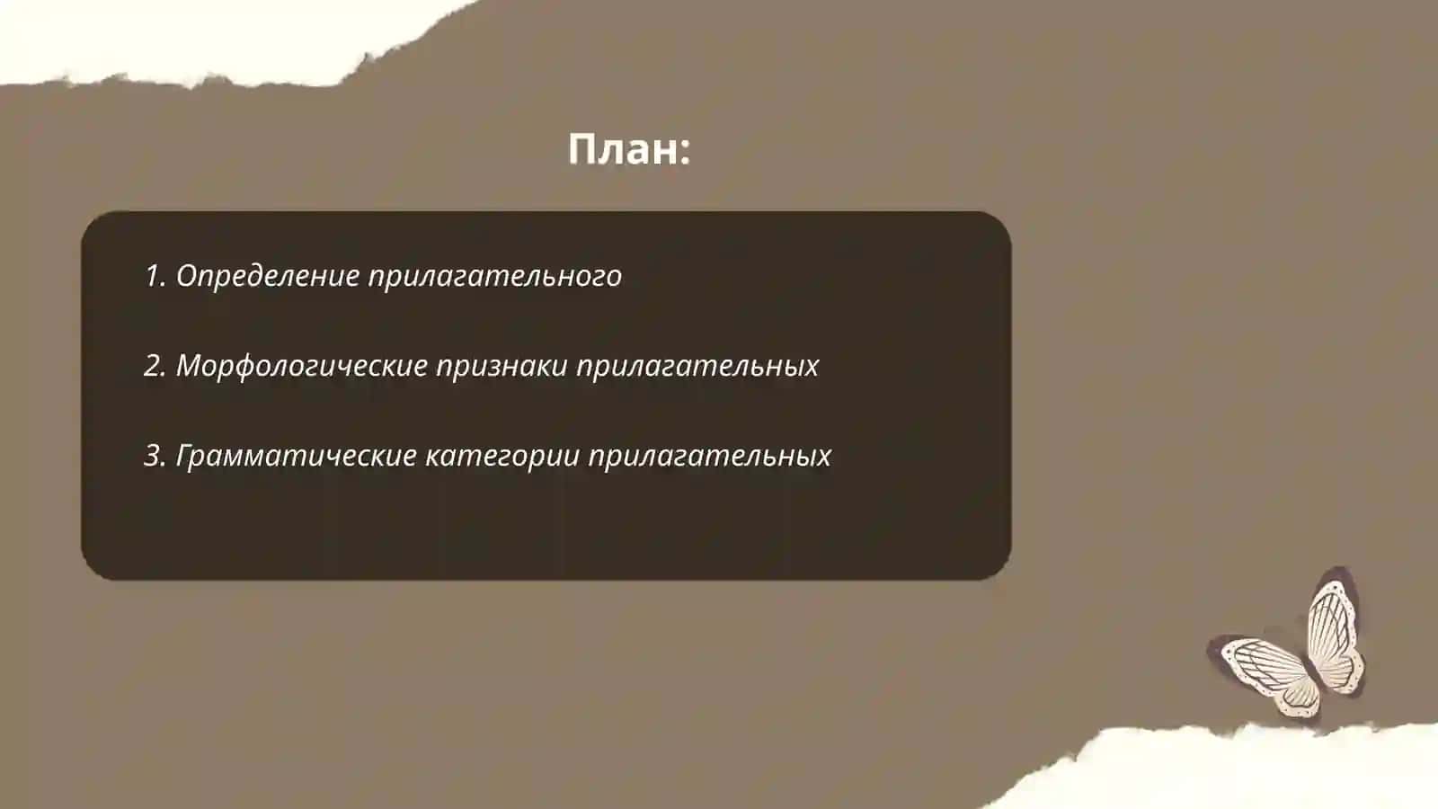 Имя прилагательное 2