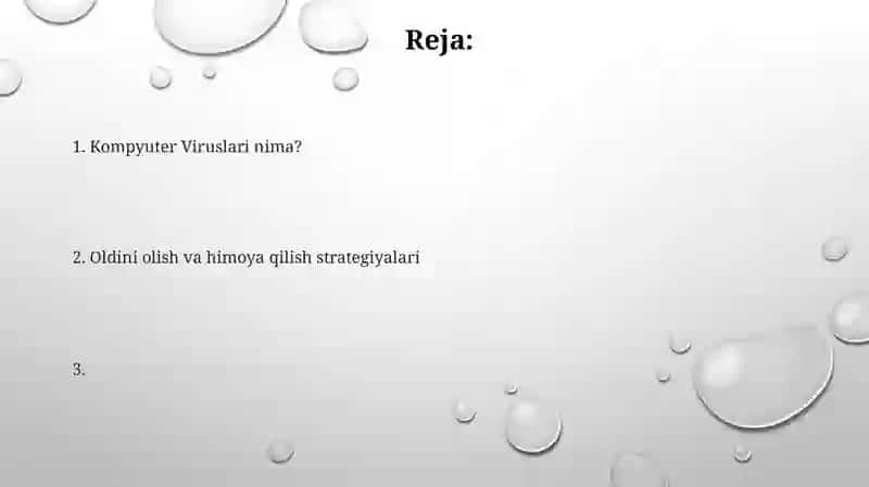 Kompyuter viruslari va virusdan himoyalanish usullari 2