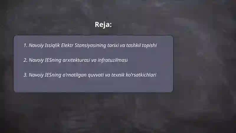 Navoiy Issiqlik Elektr Stansiyasi 2