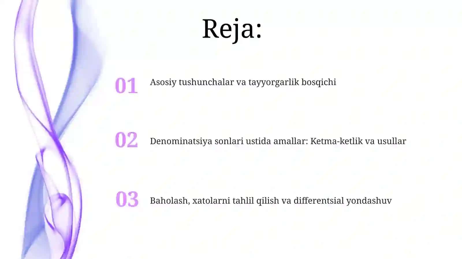 Boshlangʻich sinflarda (ismli sonlar ustida)amallar bajarishga oʻrgatish metodikasi 2