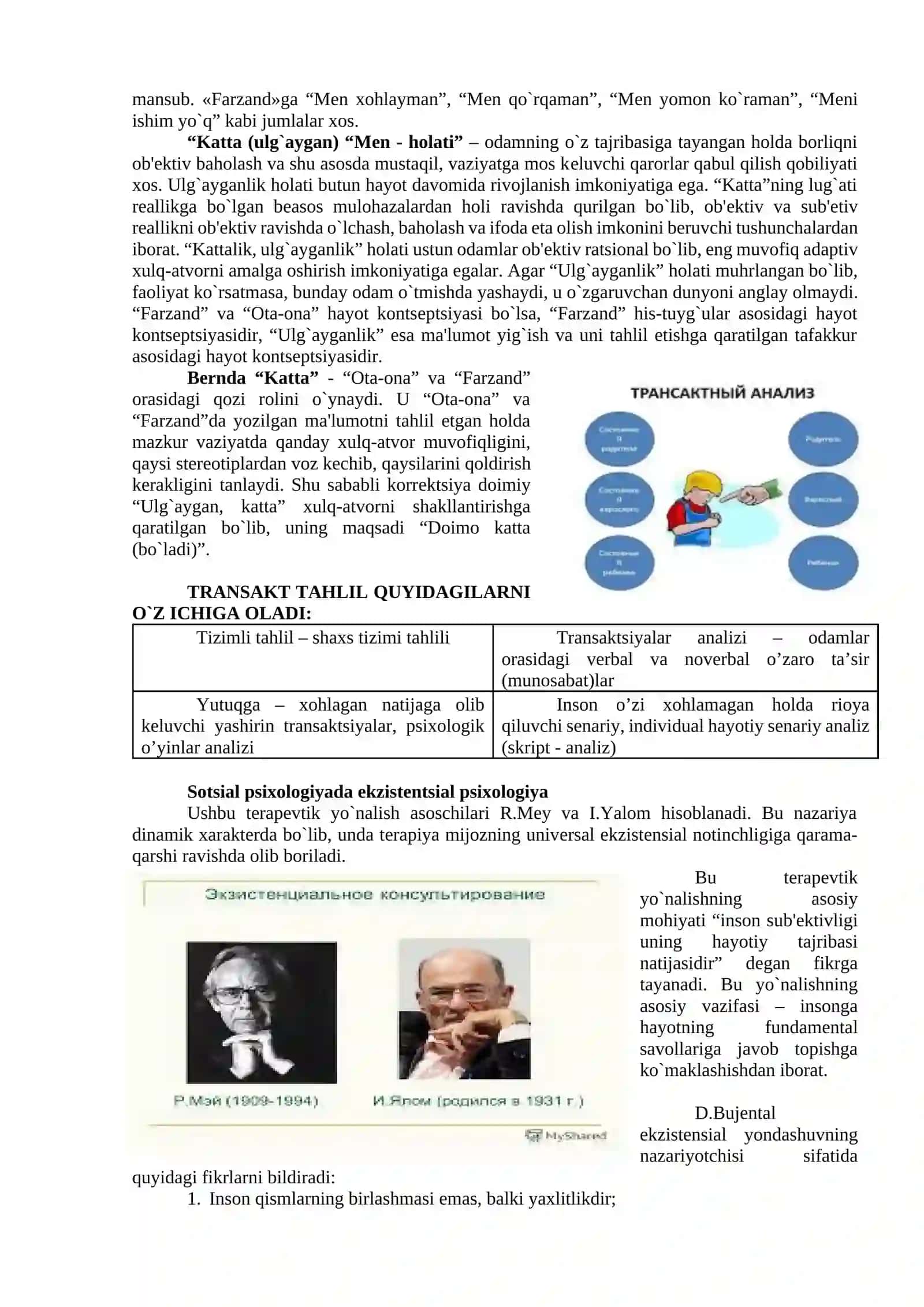 Ijtimoiy psixologiyada ijtimoiy psixologik nazariyalar 2