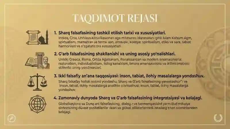 Sharq va gʻarb falsafasi 2