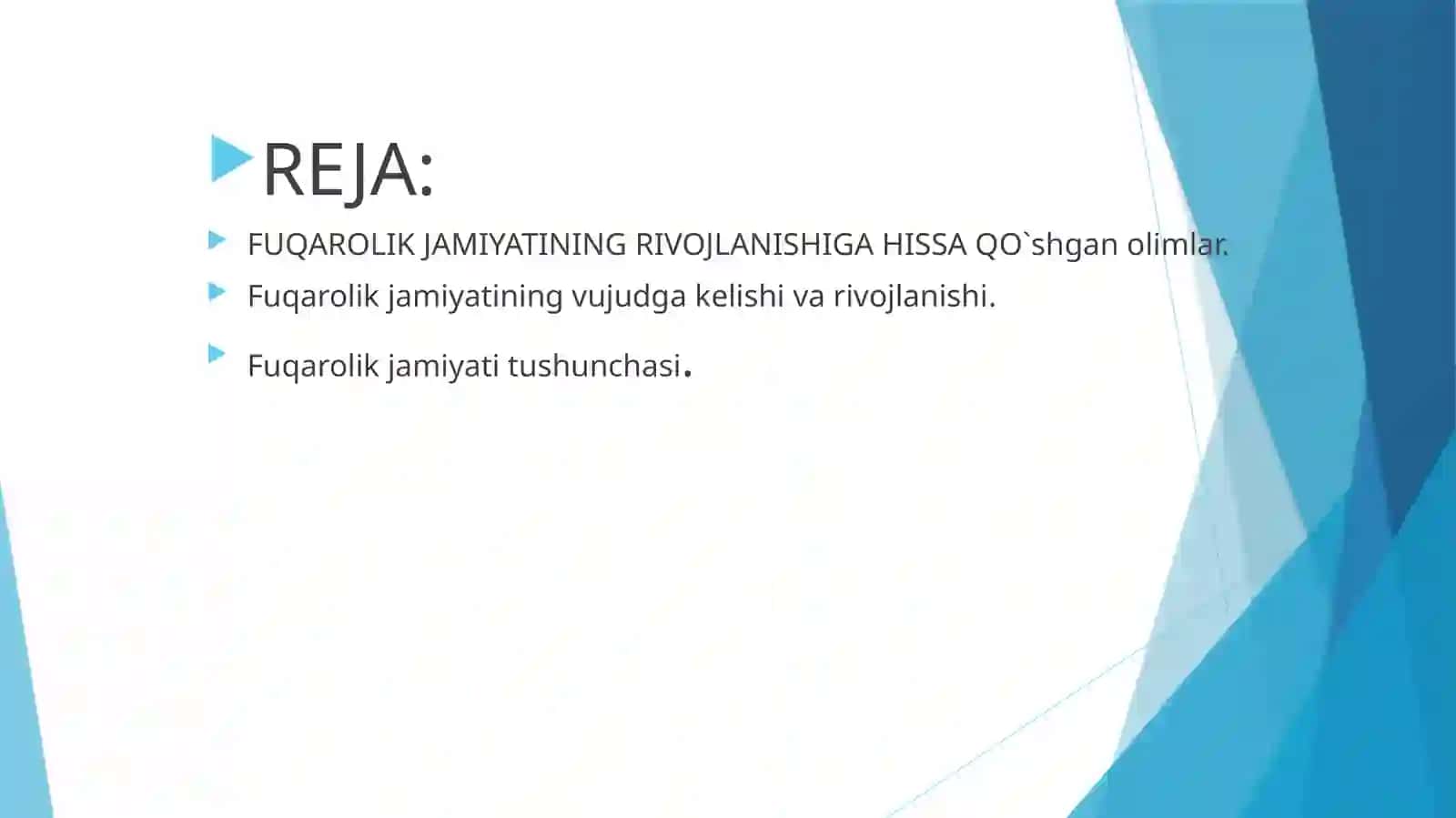 FUQAROLIK JAMIYATINING MAZMUN VA MOXIYATI 2