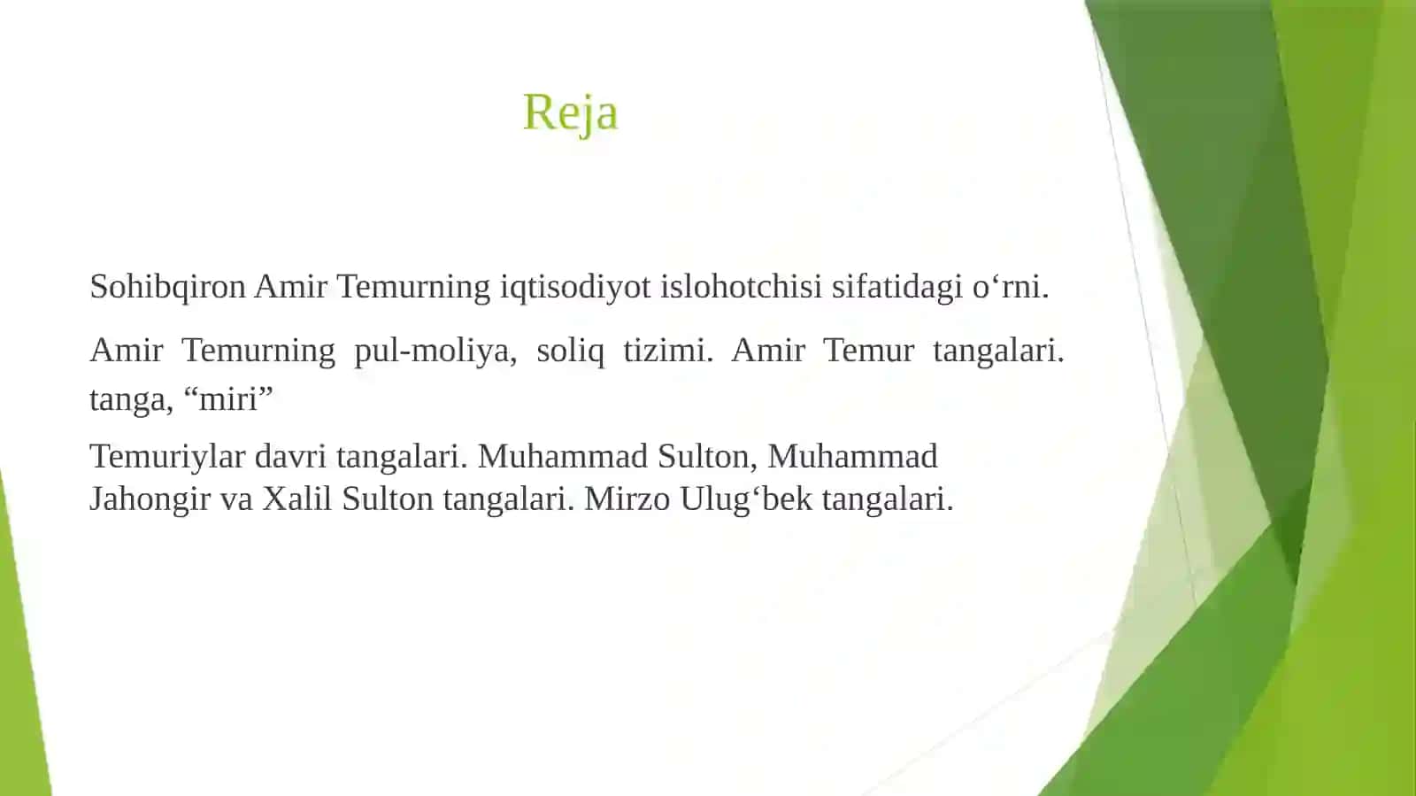 Amir Temur va Temuriylar davri tangalari 2