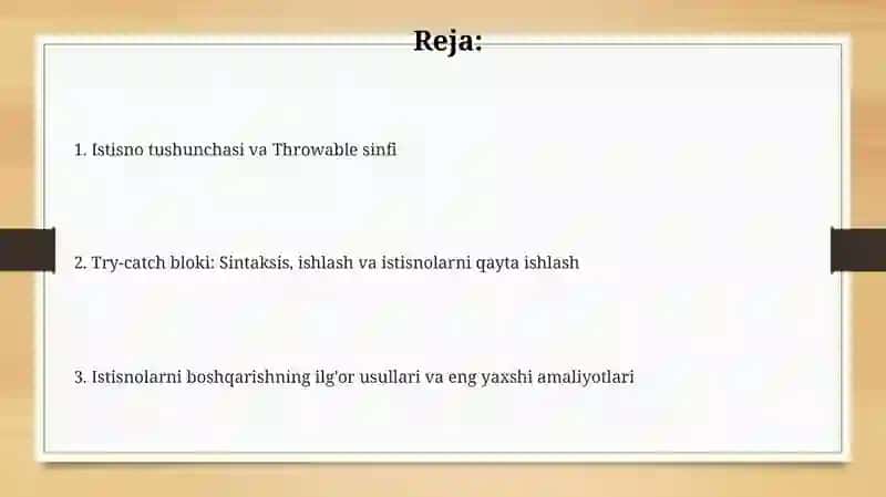 Istisnoholatlarvahodisalarniqaytaishlash 2