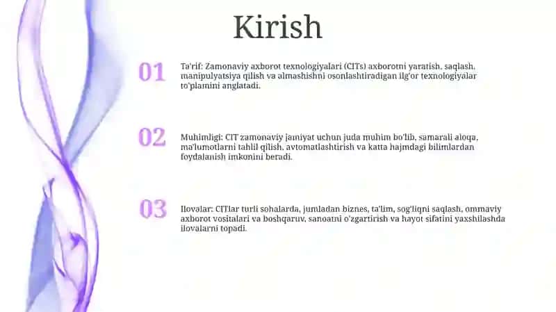 Zamonaviy Axborot Texnologiyalari Vositalari 2
