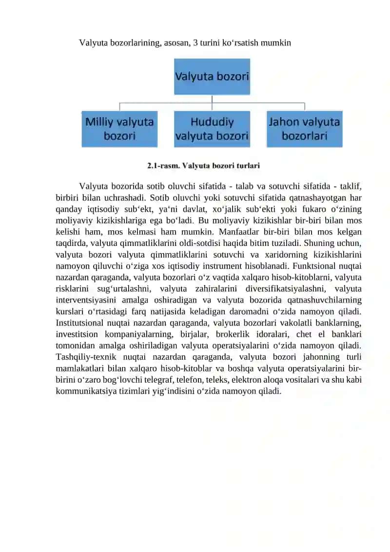 Xorijiy valyutalar bozori 2