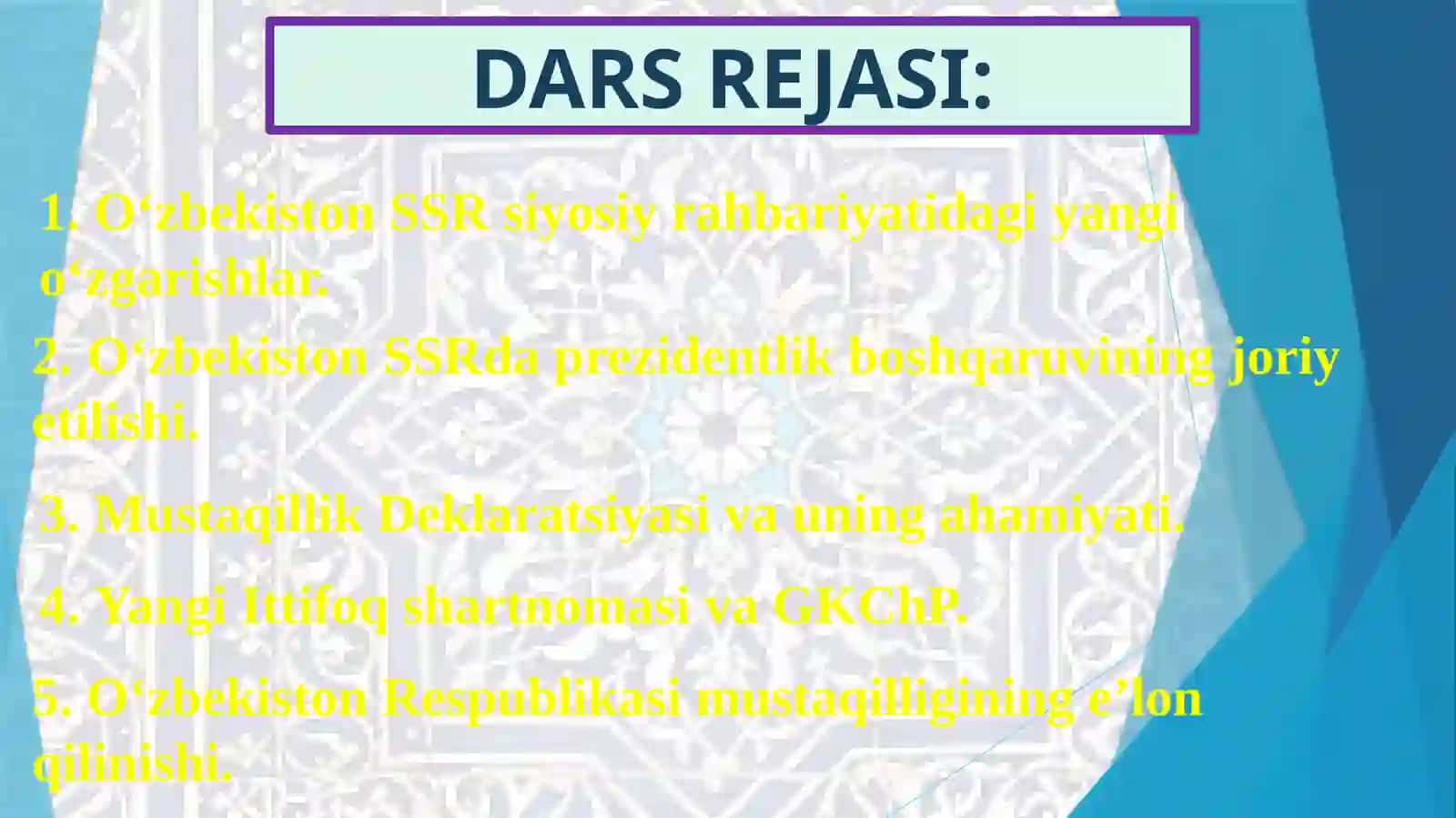 O‘zbekiston mustaqillik Dekloratsiyasi 2