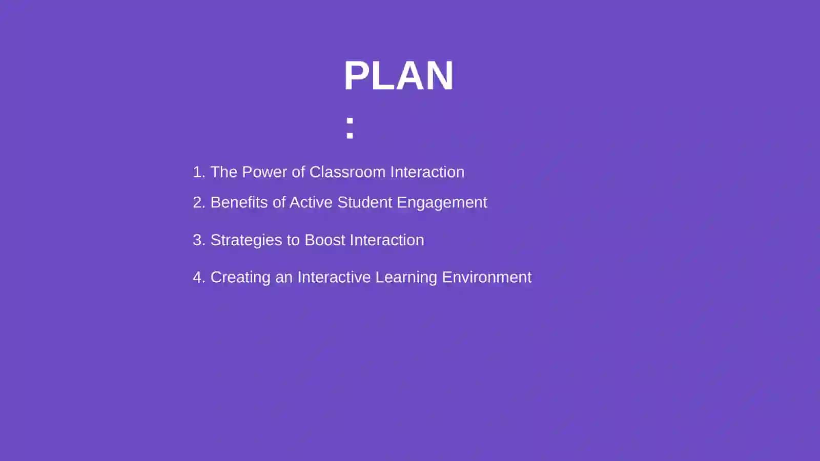 Classroom Interaction Strategies 2