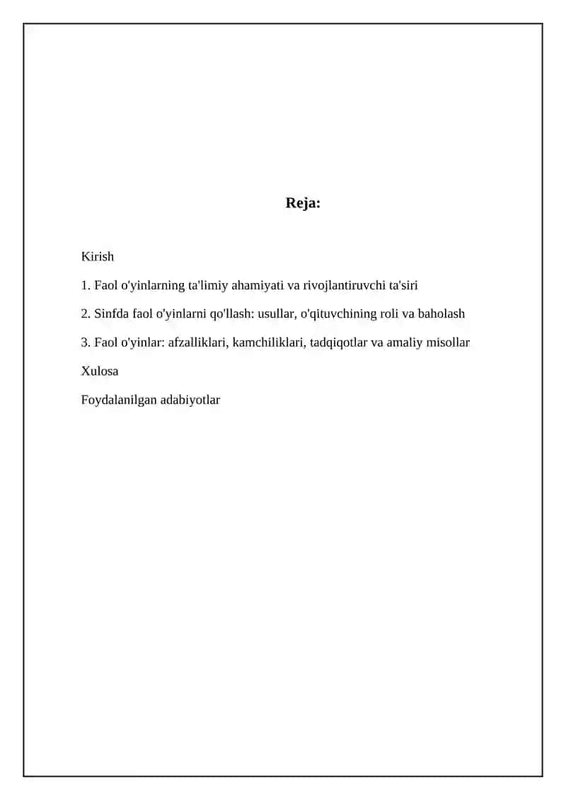 Harakatli o'yinlarning pedagogik ahamiyati 2
