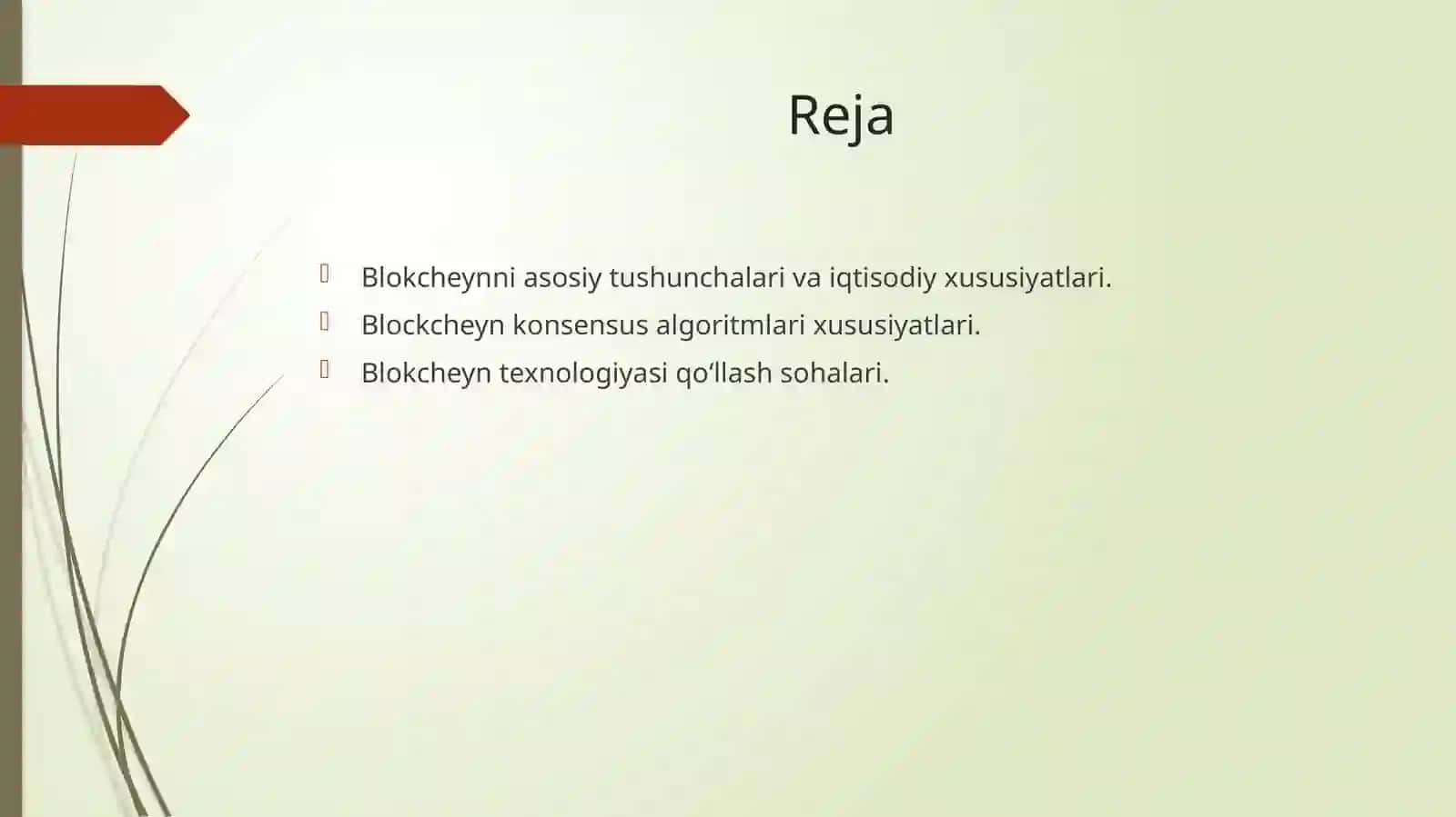 RAQAMLI IQTISODIYOTDA BLOKCHEYN TEXNOLOGIYALARI 2