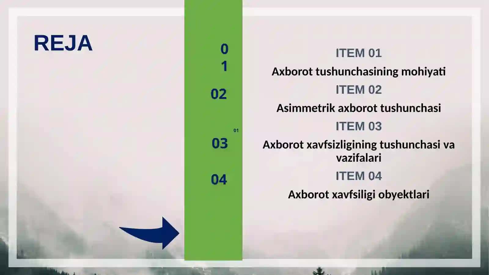 Axborot xavfsizligining mohiyati va uning tahdidlari 2