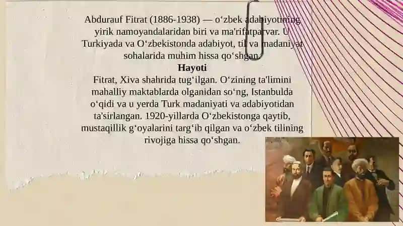 Abdurauf Fitratning "Rahbarinajot" risolasidagi "Baxtsizodamlarning ikki toifasi"ga oid qarashlari 2