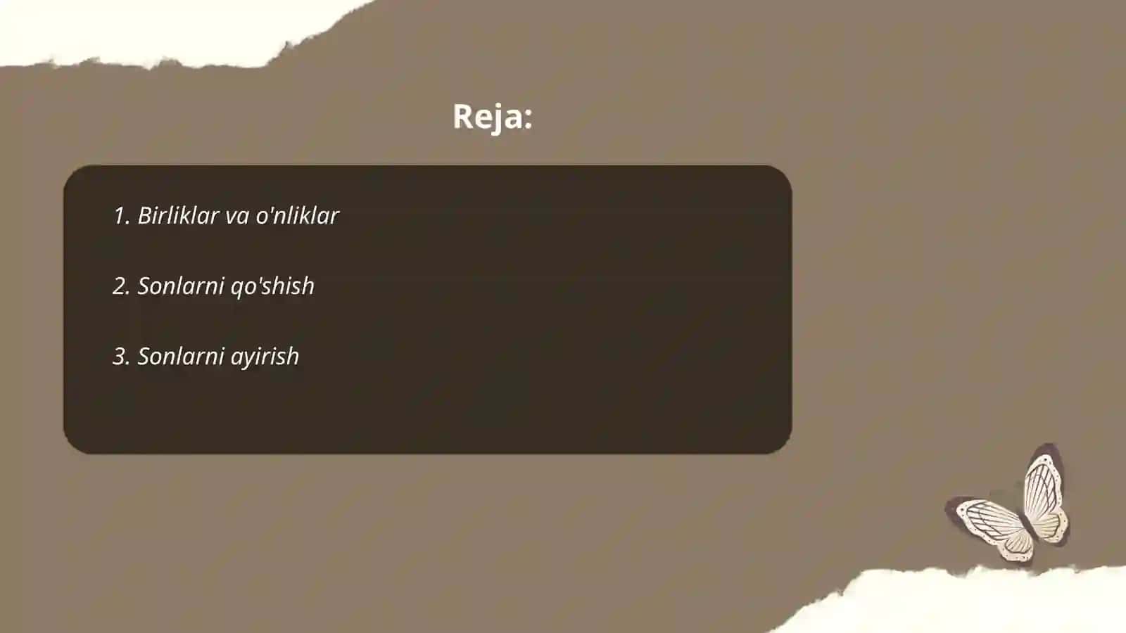 Ixtisoslashtirilgan yordamchi maktabda 20 ichida nomerlashni o’rganish 2