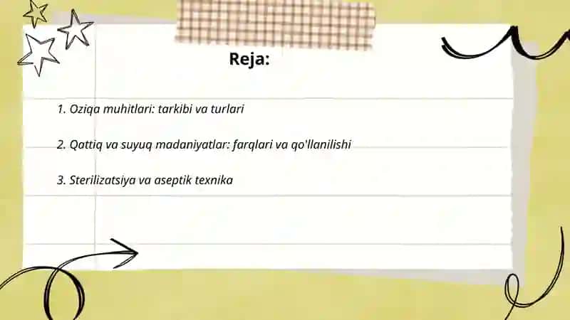 Oziqa muhitlari: tarkibi va turlari 2