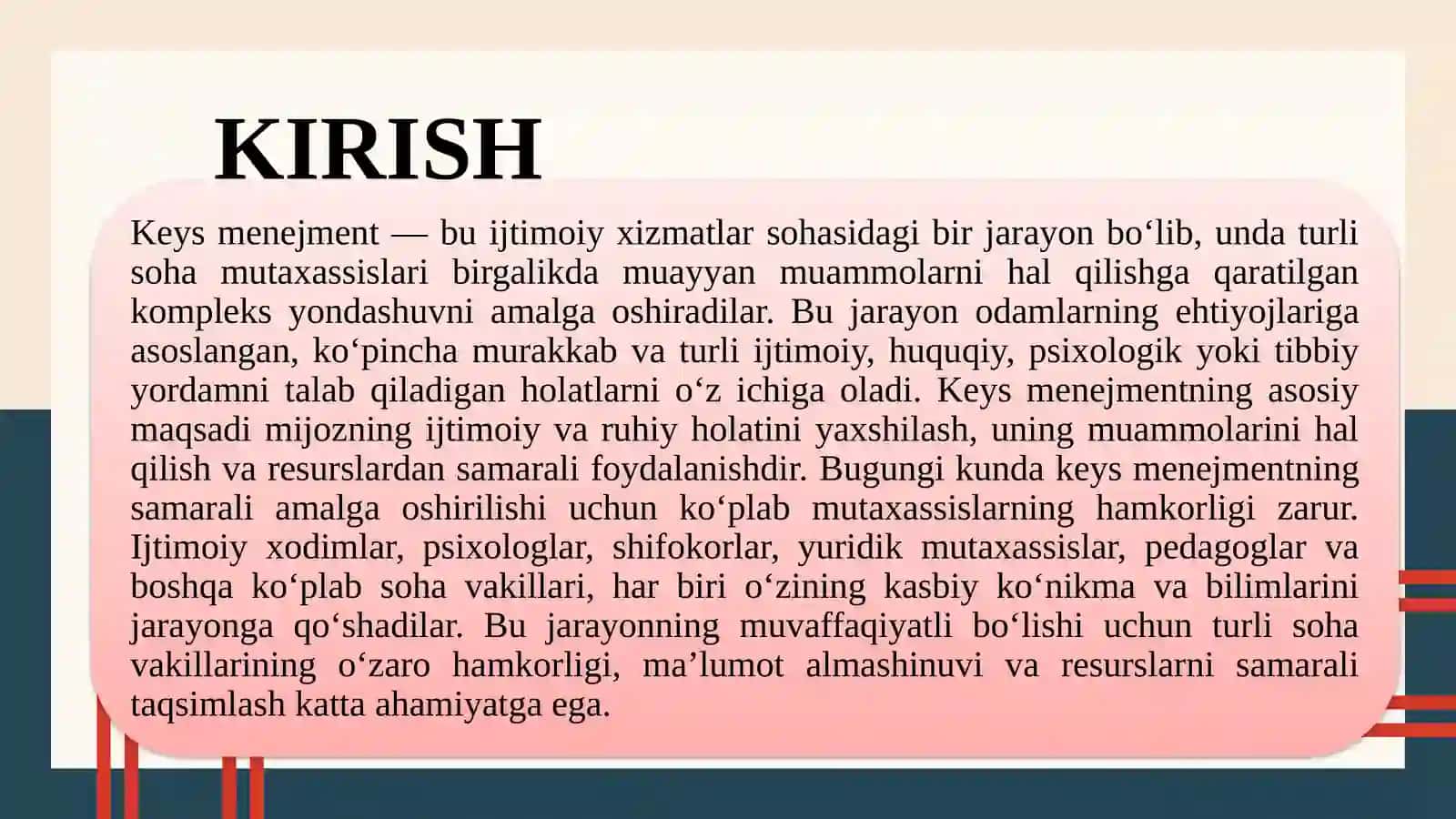 KEYS MENEJMENT JARAYONIDA TURLI SOHA MUTAXASSISLARINING ISHTIROKLARI 2