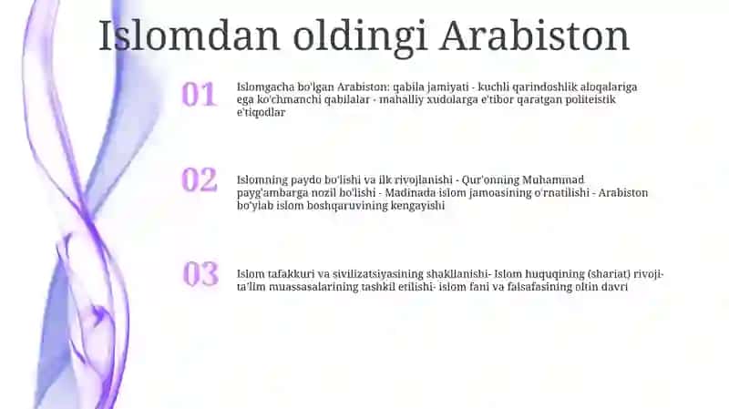 Islom Taffakkuri Va Madaniyatining Shakllanish Bosqichlari 2