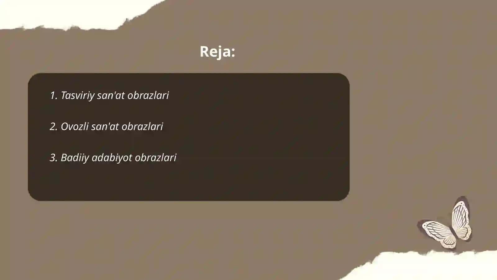 Badiiy obraz turlari 2
