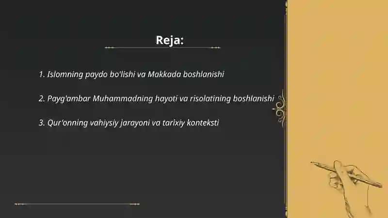 Islom dini tarixi va mohiyati 2
