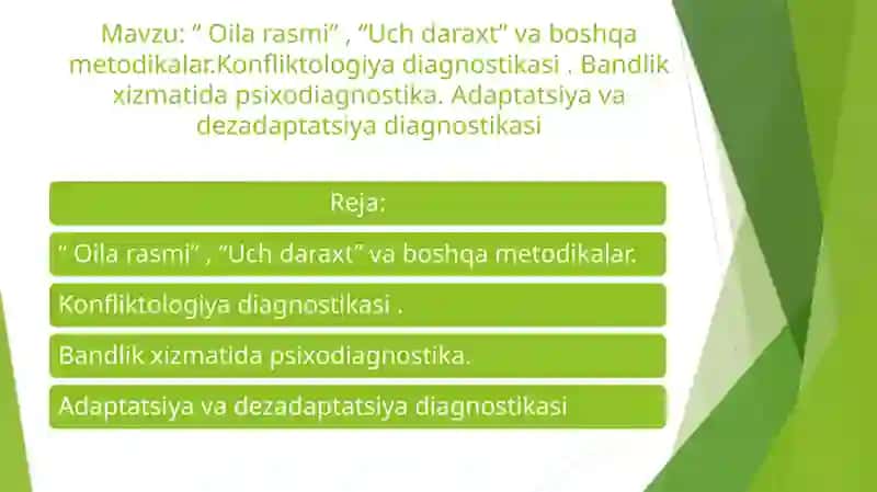 Oilarasmi Metodikasi 2