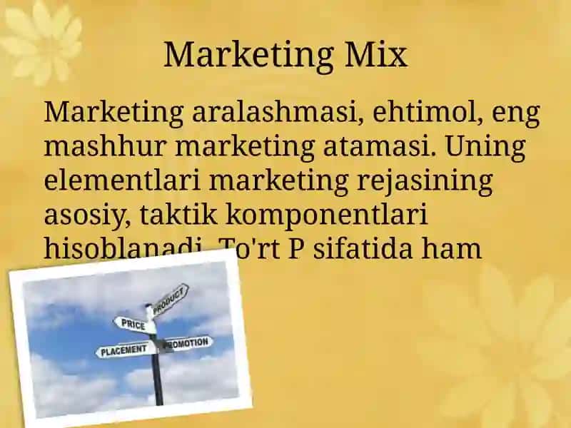 Marketing Mix 2
