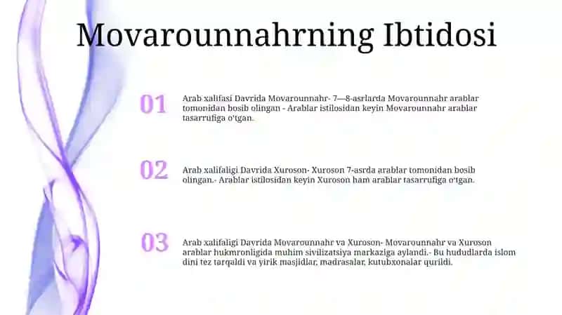 Arab Xalifaligi Davrida Movarounnahr Va Xuroson 2