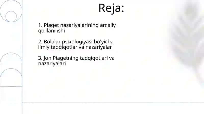 Bolalar psixologiyasiga oid ilmiy tadqiqot va nazariyalar 2