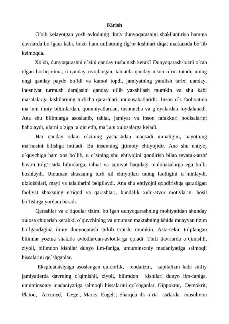 O’quvchilarning aqliy va fuqarolik tarbiyasi 2