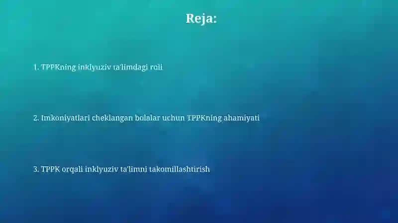 TPPKning inklyuziv ta'limdagi roli 2