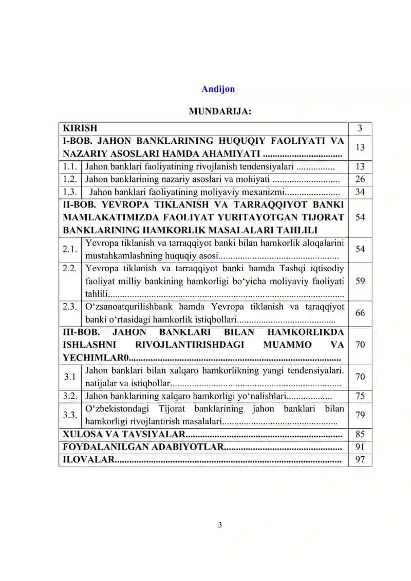JAHON BANKLARI BILAN HAMKORLIKDA ISHLASHNI RIVOJLANTIRISH YO‘LLARI 2