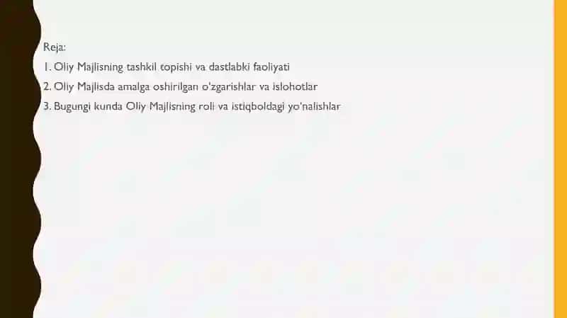 Oliy Majlisning O‘zgarish va Qo‘shimchalar Haqida Ma’lumot 2