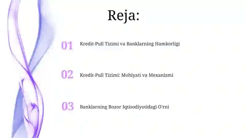 Kredit-Pull Tizimi va Banklarning Hamkorligi 2