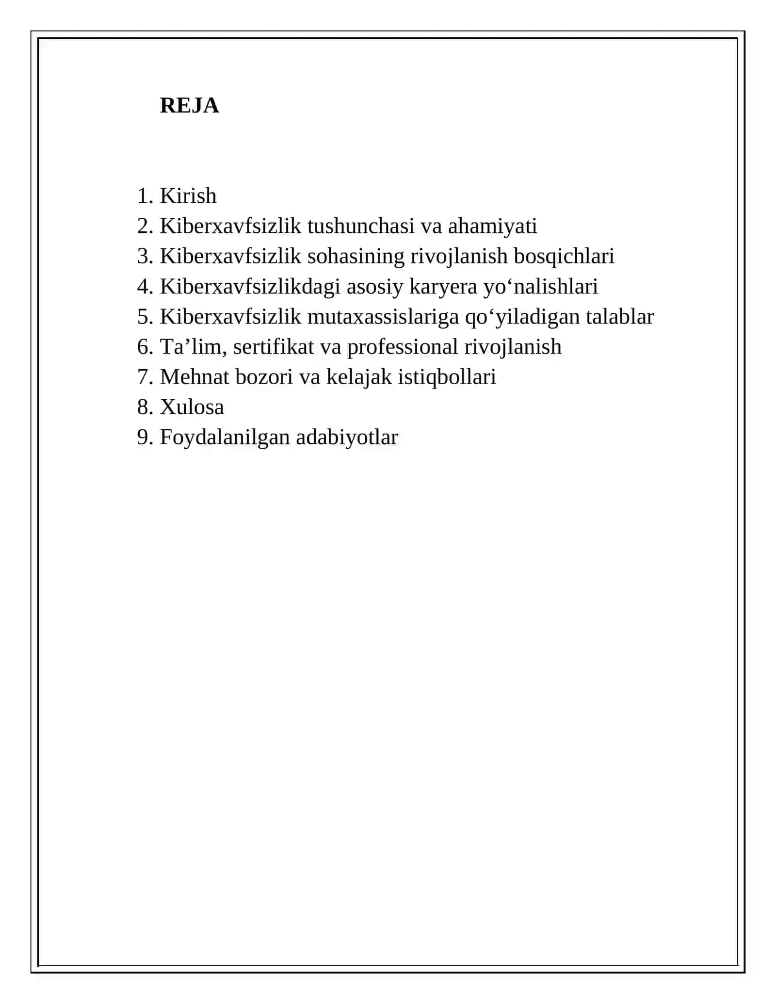 Kiberxavfsizlik sohasida karyera yollarini organish 2