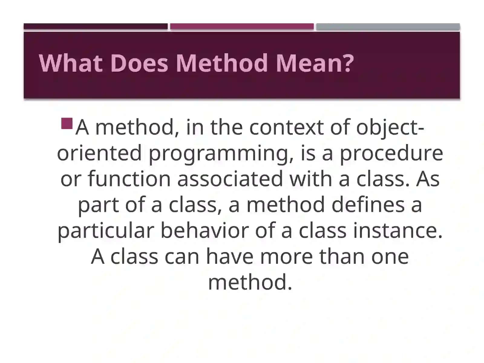 Methods 2