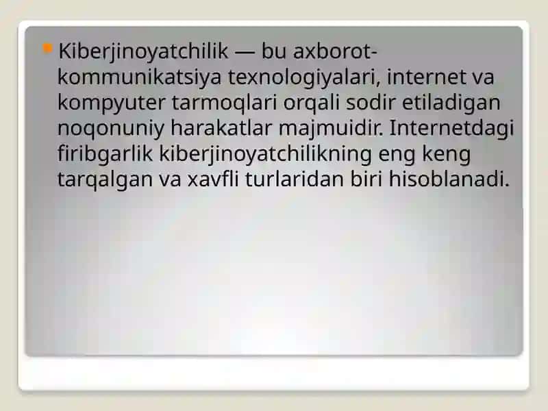 INTERNETDAGI FIRIBGARLIKNING HUQUQIY ASOSLARI 2