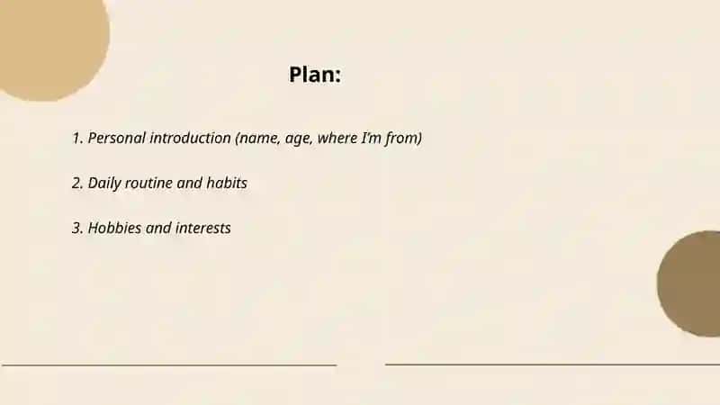 - Tags (comma-separated): Personal introduction, daily routine, habits, hobbies, Emily Carter 2