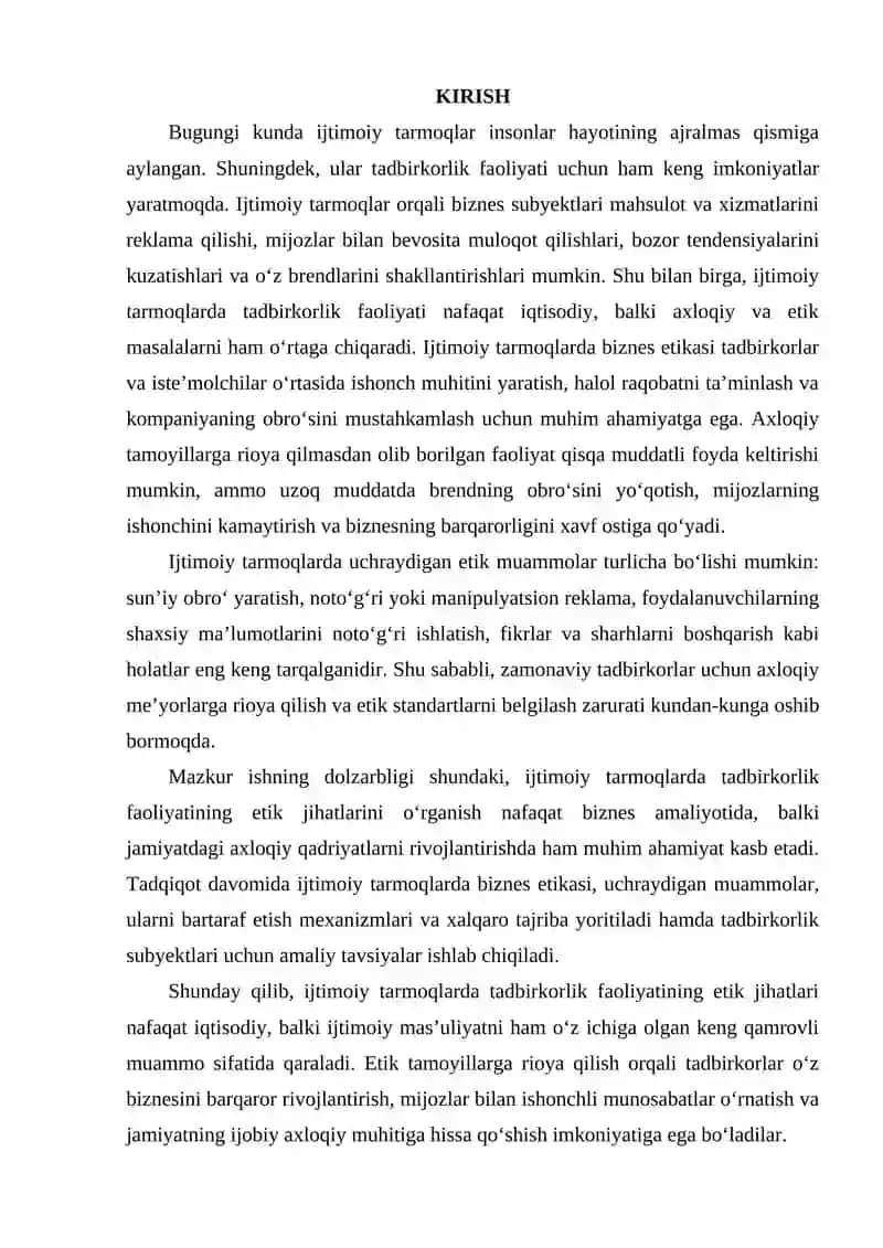 IJTIMOIY TARMOQLARDA TADBIRKORLIK FAOLIYATINING ETIK JIHATLARI 2